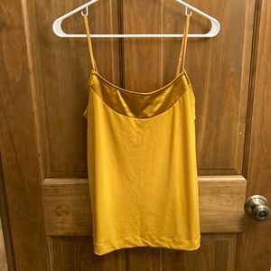 The Limited Gold Camisole Sz Large NWT